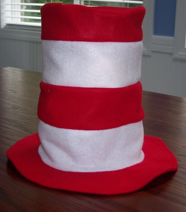how to make a Dr. Seuss Cat in the Hat hat